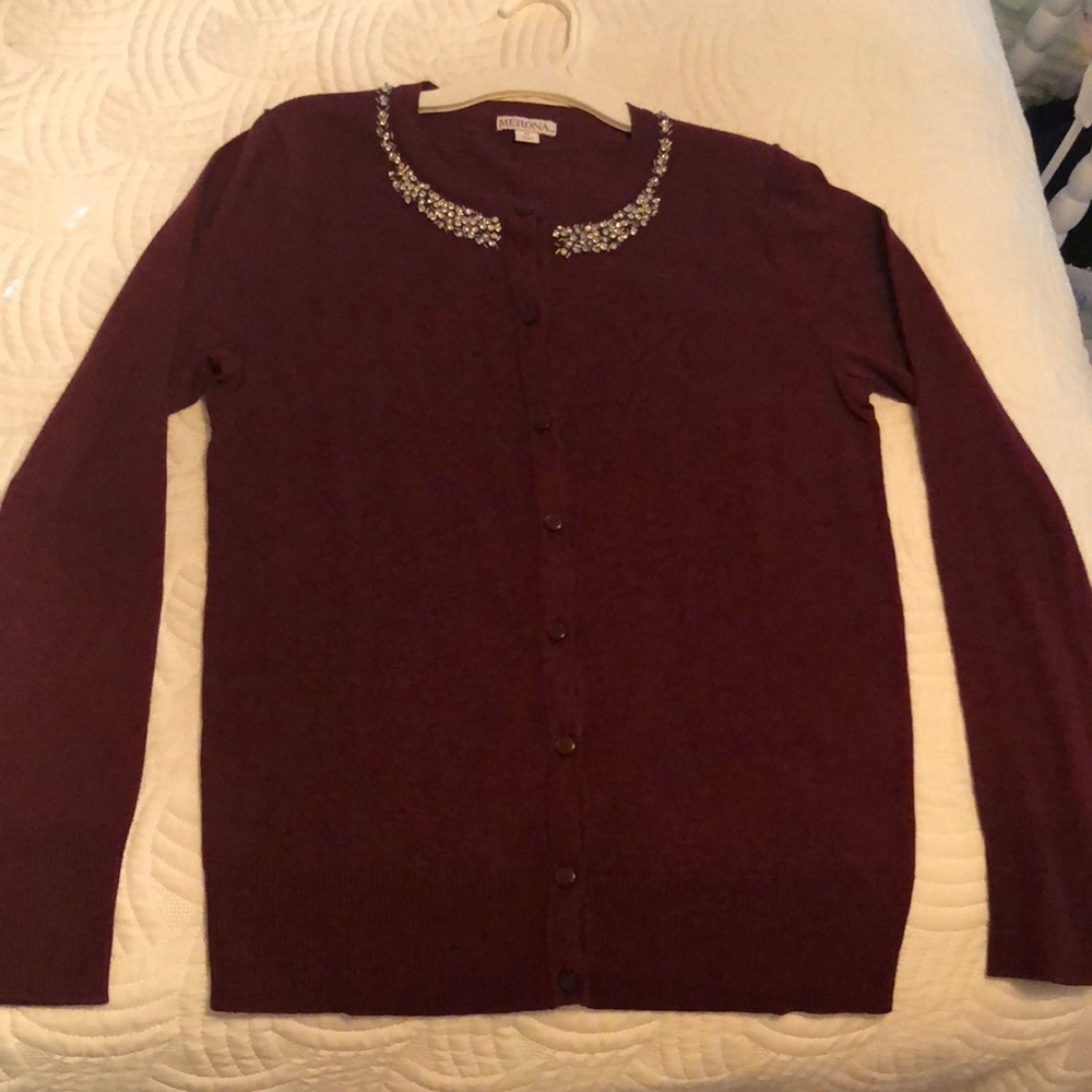 Merona embellished sweater